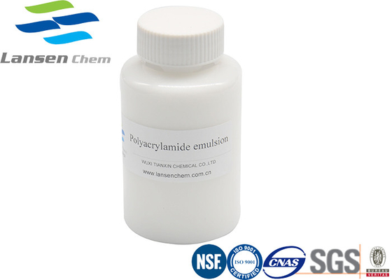 산업 백색 유백색 물 순화 화학물질 Polyacrylamide 양이온 유화액