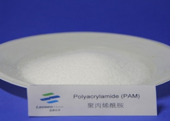 양이온 물 처리 화학물질 Polyacrylamide PAM 고분자 25kgs/가방 포장