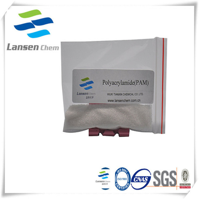 양이온 Polyacrylamide PAM Flocculant 제지 물 처리 세척 무기물 처리